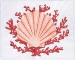 Kate Dickerson Needlepoint - Scallop and Coral