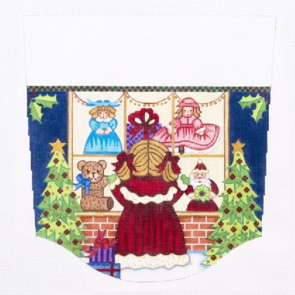 Alexa Designs -  Girl Looking in Toy Window Cuff (137)