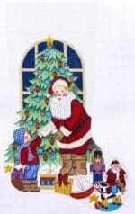 Alexa Designs -  Santa with Boy and Letter Stocking