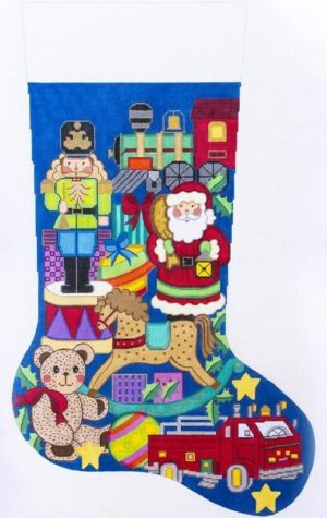 Alexa Designs -  Boy's Dolls and Toys Stocking (7308)