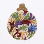 Alexa Designs -  Maroon and Purple Vine Ornament