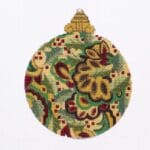 Alexa Designs -  Maroon and Mustard Vine Ornament