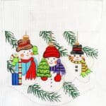 Alexa Designs - Three Snowman Ornament Cuff (126)
