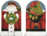 Melissa Shirley Designs - Two-Sided Acorn Santa