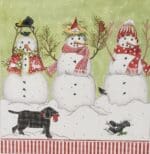 Melissa Shirley Designs - Snowman & a Dog