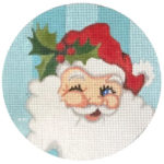 Raymond Crawford - Santa Blue Background