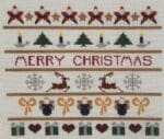 Designs by Petei -  Merry Christmas Pillow