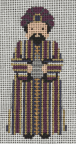 Designs by Petei -  Purple Wiseman Nativity