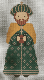 Designs by Petei -  Green Wiseman Nativity