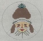 Designs by Petei -  Mongolian Santa Round