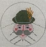 Designs by Petei -  Irish Santa Round