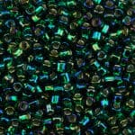 Sundance Beads - Dark Rainbow Green