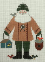 Designs by Petei -  Birdhouse Santa