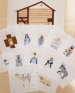 Patricia Sone - Nativity in Blue and White-Only One in Stock!
