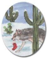 Scott Church Needlepoint - Coyote