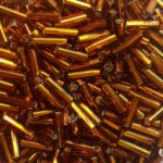 Sundance 6mm Bugle Beads - Bright Bronze