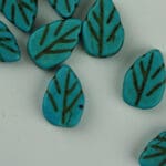 Sundance Fab Flowers & Leaves - Turquoise Leaf