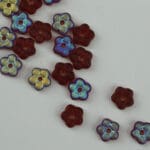 Sundance Fab Flowers & Leaves - Rojo Florecita