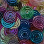 Sundance Sequin Shapes - Etched Pastel Round