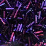 Sundance 6mm Bugle Beads - Dark Purple