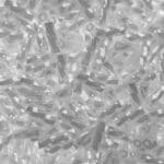 Sundance 6mm Bugle Beads - Twisted White