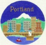 Silver Needle - Portland Ornament