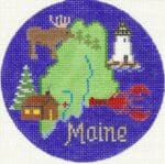 Silver Needle - Maine Ornament
