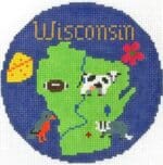 Silver Needle - Wisconsin Ornament