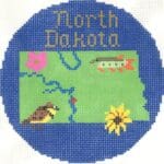 Silver Needle - North Dakota Ornament