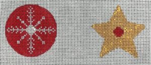 Brenda Stofft Designs - Snowflake/Star Minis in Red