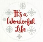 A Poore Girl Paints Needlepoint - It's a Wonderful Life