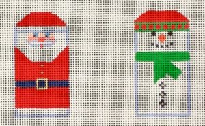 Brenda Stofft Designs - Santa & Snowman Minis in Red & Green