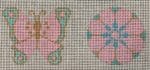 Brenda Stofft Designs - Butterfly/Flower Minis in Pink/Aqua