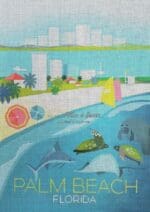 Painted Pony Designs - Palm Beach Travel Poster