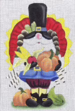 Love You More Needlepoint Designs - Thanksgiving Gnome