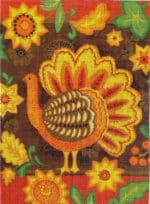 Love You More Needlepoint Designs - Folk Art Turkey