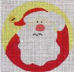 Love You More Needlepoint Designs - Santa Thinking