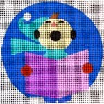 Love You More Needlepoint Designs - Caroling Boy Ornament