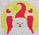 Love You More Needlepoint Designs - Santa Hands Raised