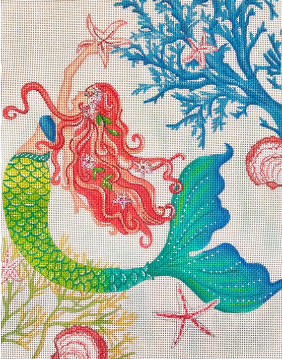 Love You More Needlepoint Designs Mermaid Needle Nook