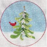Love You More Needlepoint Designs - Mistletoe