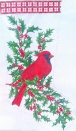 Love You More Needlepoint Designs - Cardinal Stocking