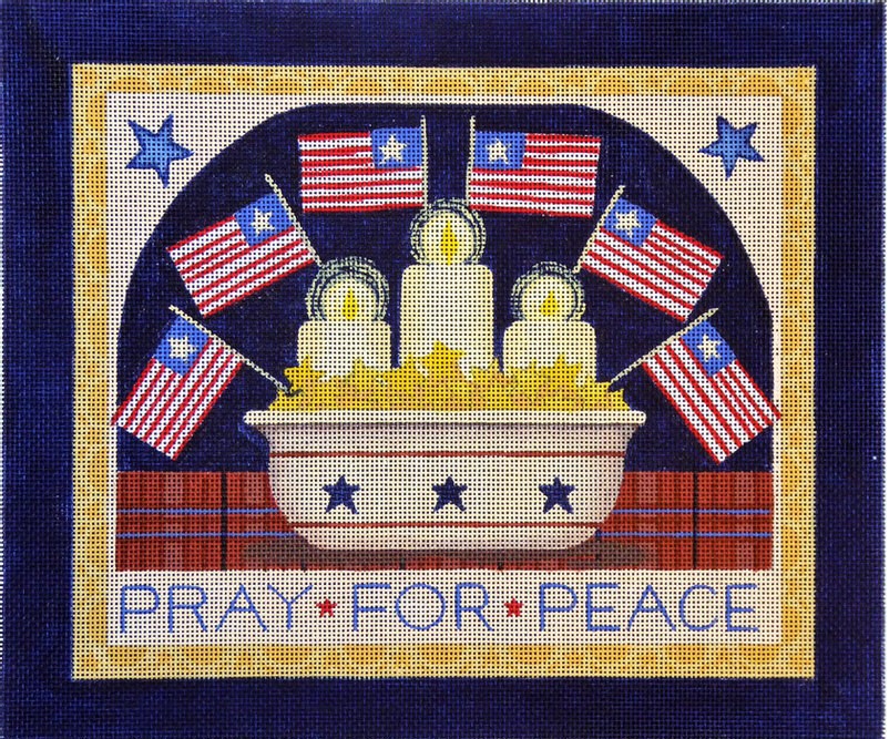 Love You More Needlepoint Designs - Pray for Peace - Needle Nook