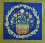 Love You More Needlepoint Designs - Floral Wreath
