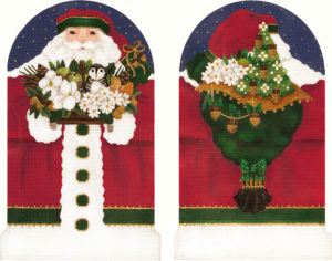 Melissa Shirley Designs - Owl Santa 2-Sided