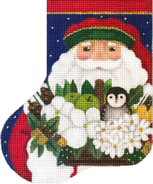Melissa Shirley Designs - Owl Santa Mini Stocking