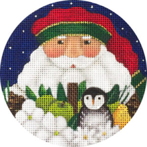 Melissa Shirley Designs - Owl Santa Round