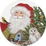 Melissa Shirley Designs - Santa Birds Round