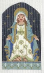 Kelly Clark Needlepoint - The Virgin Mary