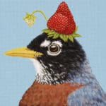 Melissa Shirley Designs - Rachel Strawberry Bird